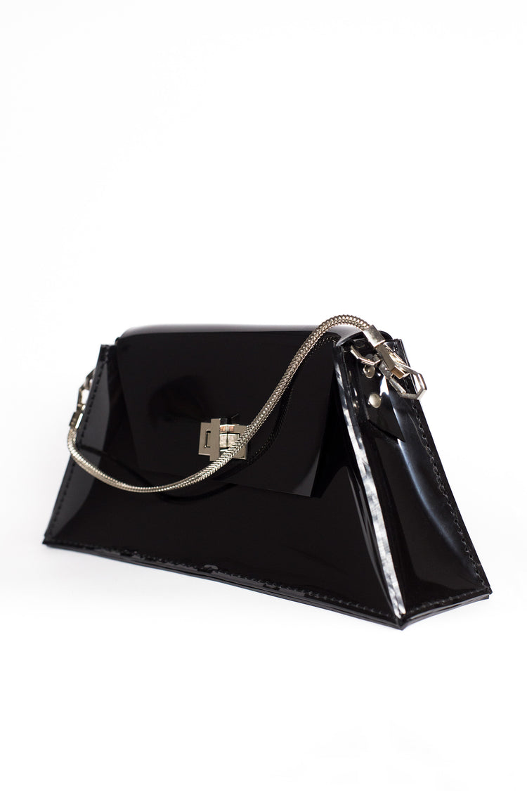 XENIA shiny black bag BONDY